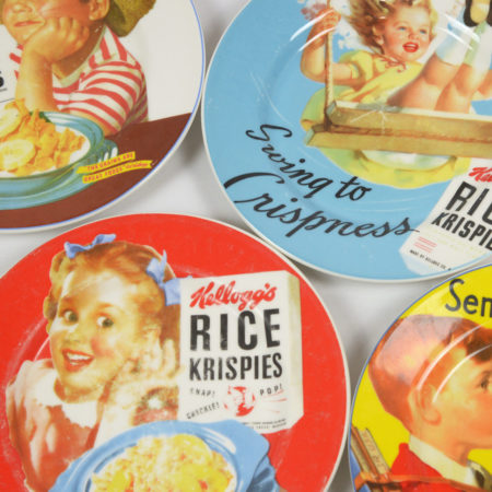 Lot de 6 assiettes publicitaires Kellogg’s