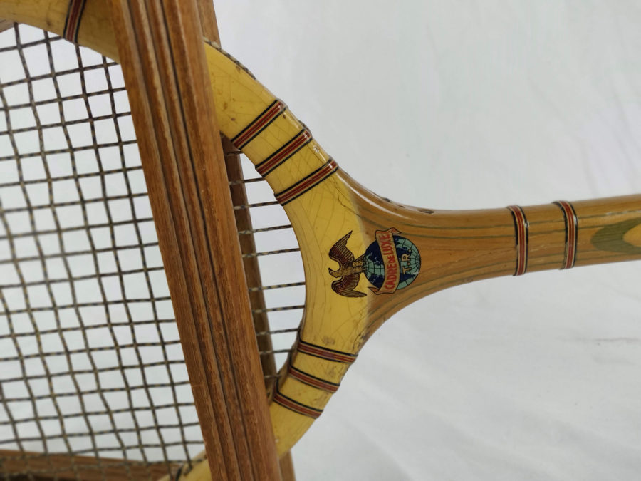 ANCIENNE RAQUETTE TENNIS BOIS CHALLENGER VINTAGE TENNIS RACKET