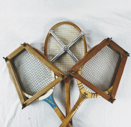 Lot de 3 raquettes de Tennis anciennes